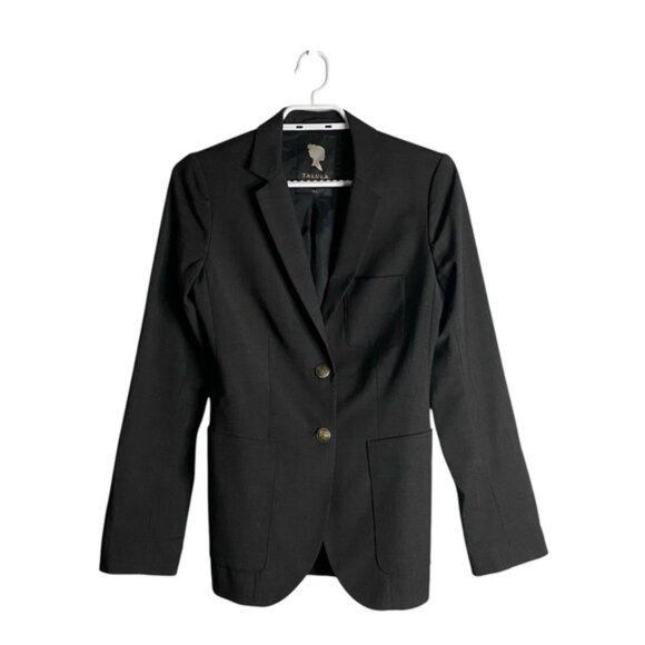 Aritzia x Talula Women's Gray Exeter Single Breasted Notch Lapel Blazer - Picture 2 of 12